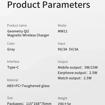 Qi2 3 in 1 Wireless Charger with Auto-Rotating Magic Cube Dock for IPhone 16/15/14 Pro Max, AirPods and IWatch Fast Charging