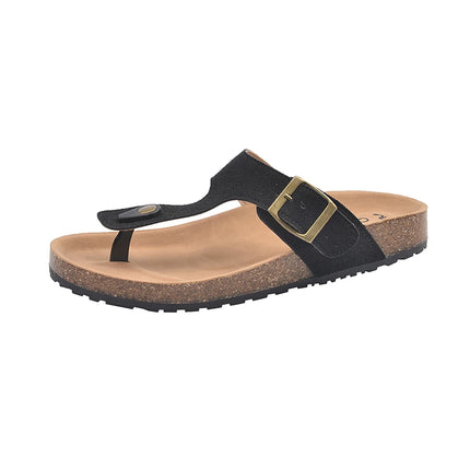 Women's Classic Buckle Strap Birken Slippers 2025 Summer New Design Brand Soft Cork Sandals Ladies Comfort Beach Flip Flop Shoes