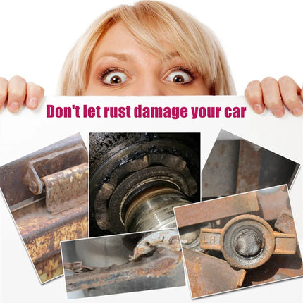 Multi Purpose Rust Remover Spray Metal Chrome Paint Cleaner Car Wheel Household Ironware Rust Remover Car Maintenance Anti-rust