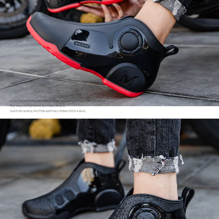 New Men's Outdoor Fishing Shoes Punk Ankle Rubber Boots Waterproof Strong Blocking Water Shoes Kitchen Shoes Size 39-44