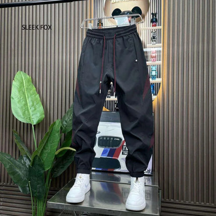 2026 Spring Men's Pants Korean Fashion Men Clothing Sweatpants and Joggers Pants Casual Streetwear Male Trousers Elastic Waist