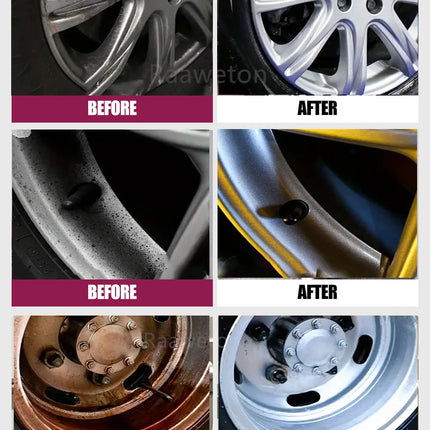 Multi Purpose Rust Remover Spray Metal Chrome Paint Cleaner Car Wheel Household Ironware Rust Remover Car Maintenance Anti-rust