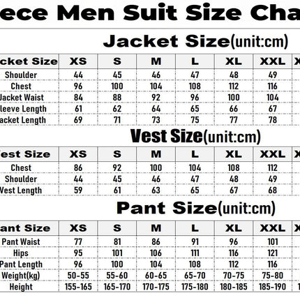 Men's Suits 3 PCS Peaked Lapel One Single Button Italian Champagne Wedding Suit Man Suit Tuxedo Prom Slim Fit Blazer Customized