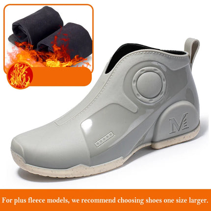 New Men's Outdoor Fishing Shoes Punk Ankle Rubber Boots Waterproof Strong Blocking Water Shoes Kitchen Shoes Size 39-44