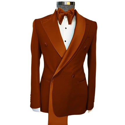 Men's Suits Single Jackets Wedding Groom Tuxedos Peak Lapel Design Blazer for Men Fashion Customization Clothing
