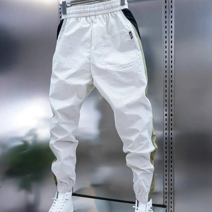 2026 Spring Men's Pants Korean Fashion Men Clothing Sweatpants and Joggers Pants Casual Streetwear Male Trousers Elastic Waist