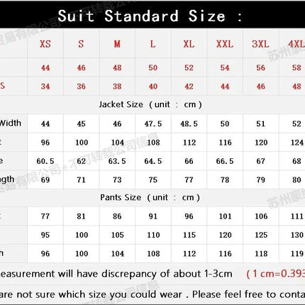 Men's 2 Piece Suit with Metal Clasp Slim Fit Suit Stylish Business Casual Tuxedo Suit