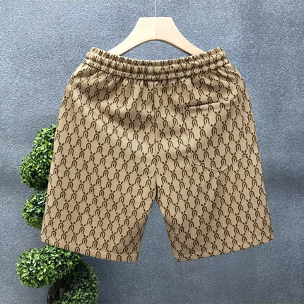 High End Fashion Shorts Men's Summer Fashion Brand Multifunctional Shorts Men's Beach Casual Flower Shorts
