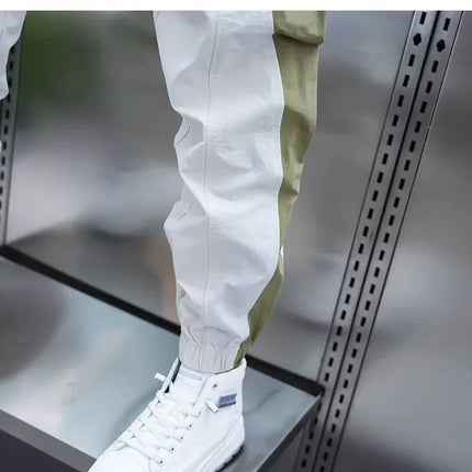 2026 Spring Men's Pants Korean Fashion Men Clothing Sweatpants and Joggers Pants Casual Streetwear Male Trousers Elastic Waist