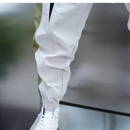 2026 Spring Men's Pants Korean Fashion Men Clothing Sweatpants and Joggers Pants Casual Streetwear Male Trousers Elastic Waist