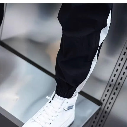 2026 Spring Men's Pants Korean Fashion Men Clothing Sweatpants and Joggers Pants Casual Streetwear Male Trousers Elastic Waist