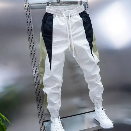 2026 Spring Men's Pants Korean Fashion Men Clothing Sweatpants and Joggers Pants Casual Streetwear Male Trousers Elastic Waist
