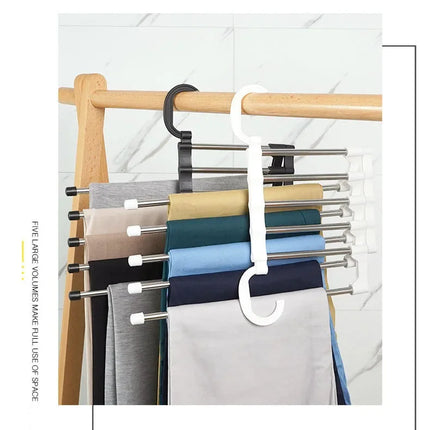 Folding Clothes Hanger Closet Organizer Space Saving Hanger Multi-port Clothing Rack Plastic Scarf Storage hangers for clothes