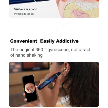 Bebird Note5 Smart Visual Ear Sticks Endoscope Tweezers High Precision Earpick Mini Camera Otoscope Health Care Ear Cleaner