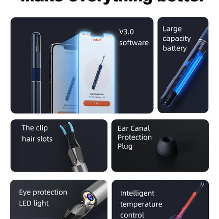 Bebird Note5 Smart Visual Ear Sticks Endoscope Tweezers High Precision Earpick Mini Camera Otoscope Health Care Ear Cleaner