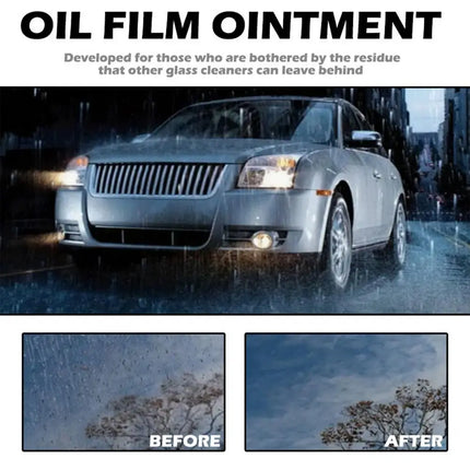Glass Oil Film Remover Car Windshield Oil Film Remover Invisible Car Window Cleaner Gentle Automotive Oil Film Cleaner For All