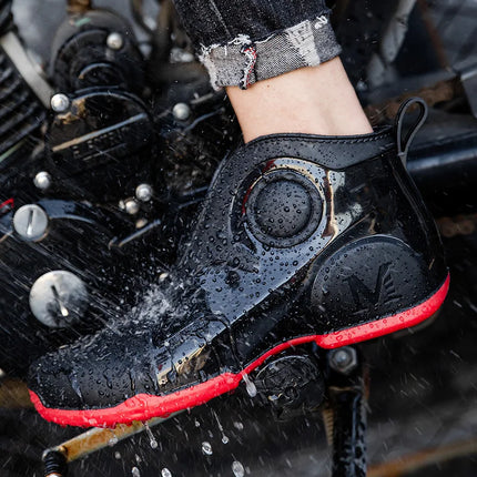 New Men's Outdoor Fishing Shoes Punk Ankle Rubber Boots Waterproof Strong Blocking Water Shoes Kitchen Shoes Size 39-44