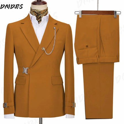 Wedding Suits For Men Elegant Blazers Set 2 Pieces Formal Classic Jackets Pants Full Coats Luxury Business 2026 Costume