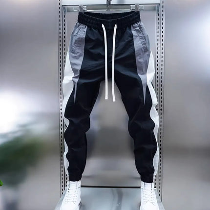 2026 Spring Men's Pants Korean Fashion Men Clothing Sweatpants and Joggers Pants Casual Streetwear Male Trousers Elastic Waist