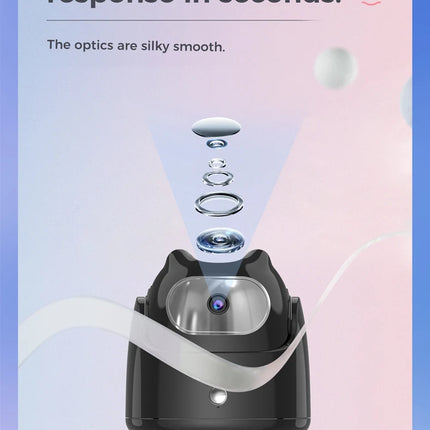 Portable 360°Rotation Auto Face Tracking Gimabl Tripod AI Smart Shooting Phone Holder for Live Vlog Streaming Video Selfie Stick