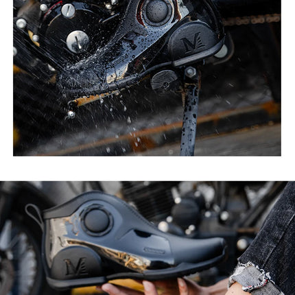 New Men's Outdoor Fishing Shoes Punk Ankle Rubber Boots Waterproof Strong Blocking Water Shoes Kitchen Shoes Size 39-44