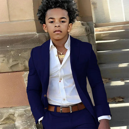 Casual Suit Boys Wedding Tuxedo Light Green Jacket Pants 2 Piece Set Formal Clothes Holiday Party Blazer Kids Custom Outfit