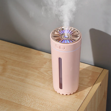 Vehicle-mounted Humidifier 300ml Mini Portable Spray Air Freshener Home LED Small Essential Oil Vaporizer Room Scent Diffuser