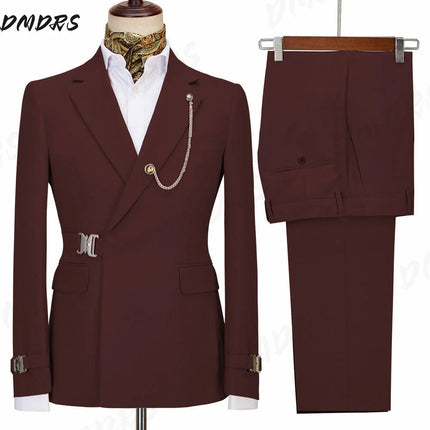 Wedding Suits For Men Elegant Blazers Set 2 Pieces Formal Classic Jackets Pants Full Coats Luxury Business 2026 Costume