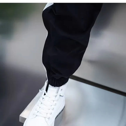 2026 Spring Men's Pants Korean Fashion Men Clothing Sweatpants and Joggers Pants Casual Streetwear Male Trousers Elastic Waist