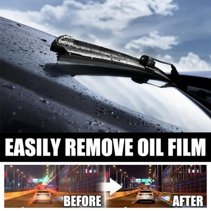 Glass Oil Film Remover Car Windshield Oil Film Remover Invisible Car Window Cleaner Gentle Automotive Oil Film Cleaner For All