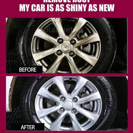 Multi Purpose Rust Remover Spray Metal Chrome Paint Cleaner Car Wheel Household Ironware Rust Remover Car Maintenance Anti-rust
