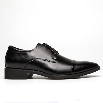Men Dress Pointed Derby Shoes Luxury Business Social Suits Quality Handmade Fashion Wedding Shoes for Man 2024 New Formal Shoes