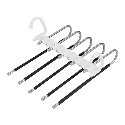Folding Clothes Hanger Closet Organizer Space Saving Hanger Multi-port Clothing Rack Plastic Scarf Storage hangers for clothes