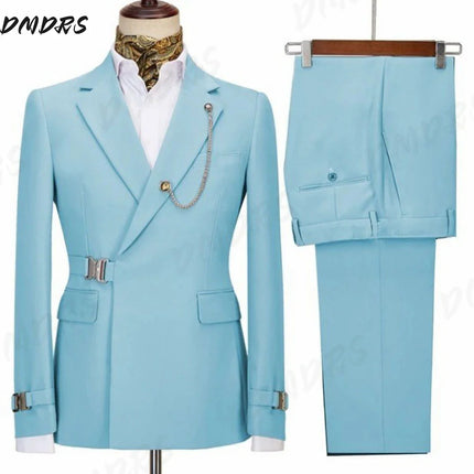 Wedding Suits For Men Elegant Blazers Set 2 Pieces Formal Classic Jackets Pants Full Coats Luxury Business 2026 Costume
