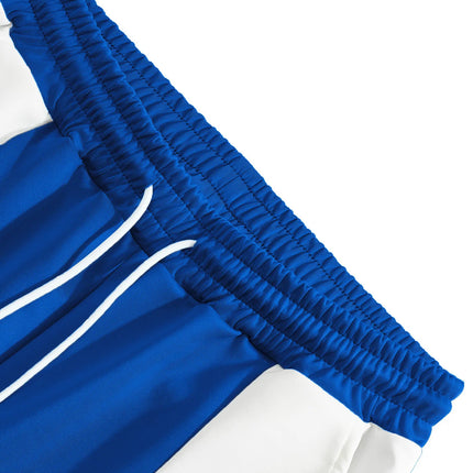 Pant men 2026 casual casual sports loose pachwork waisted jogging quick-drying spliced wide-leg trousers women's clothing