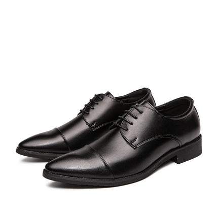 Men Dress Pointed Derby Shoes Luxury Business Social Suits Quality Handmade Fashion Wedding Shoes for Man 2024 New Formal Shoes