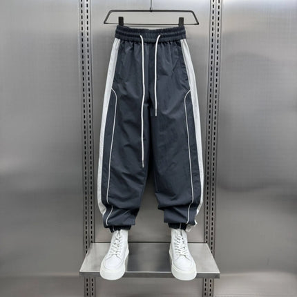 2026 Spring Men's Pants Korean Fashion Men Clothing Sweatpants and Joggers Pants Casual Streetwear Male Trousers Elastic Waist