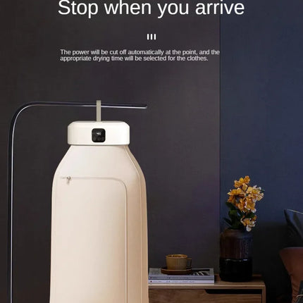 Folded Electric Clothes Dryer Remote Control Multifunctional Dryer Machine Portable Travel Warm Laundry Dryer with Timing Home