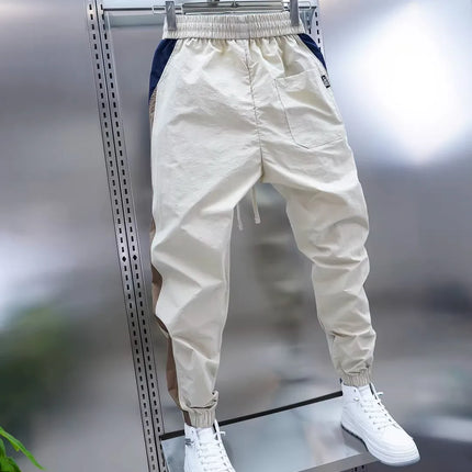 2026 Spring Men's Pants Korean Fashion Men Clothing Sweatpants and Joggers Pants Casual Streetwear Male Trousers Elastic Waist