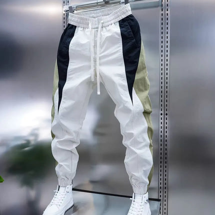 2026 Spring Men's Pants Korean Fashion Men Clothing Sweatpants and Joggers Pants Casual Streetwear Male Trousers Elastic Waist