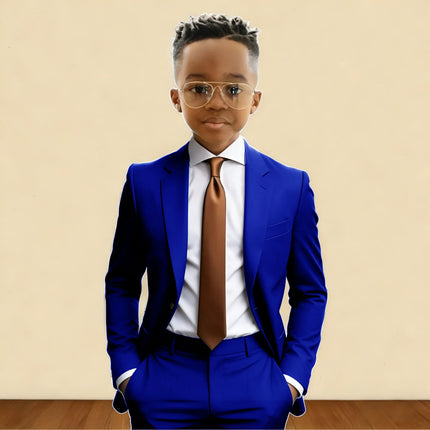 Darrk Green Boy Formal Wedding Suits Notch Lapel Kids Jacket Pants 2 Pieces Child Tuxedo Casual Suit for 2-16 Years Old Children