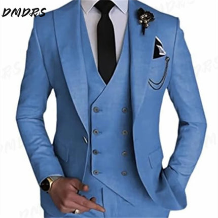 Wedding Suits For Men Elegant Blazers Set 2 Pieces Formal Classic Jackets Pants Full Coats Luxury Business 2026 Costume