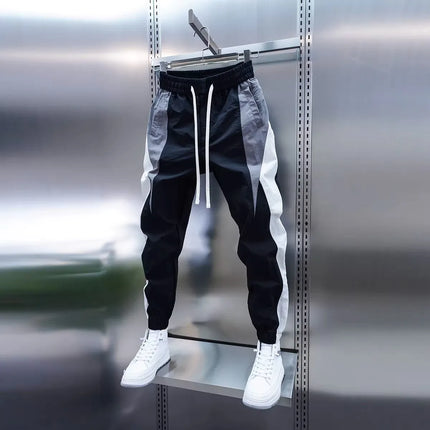 2026 Spring Men's Pants Korean Fashion Men Clothing Sweatpants and Joggers Pants Casual Streetwear Male Trousers Elastic Waist