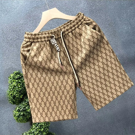 High End Fashion Shorts Men's Summer Fashion Brand Multifunctional Shorts Men's Beach Casual Flower Shorts