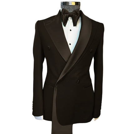Men's Suits Single Jackets Wedding Groom Tuxedos Peak Lapel Design Blazer for Men Fashion Customization Clothing
