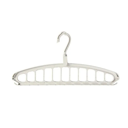 Multi-functional Folding 11-Hole Hanger Closet Organizer Rack Space-saving Multi-tier Hanging Rack Indoor Clothes Drying Rack