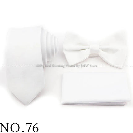 Hot Sale Purple Pink Sage Green Tie Set Polyester Necktie Bowtie Cufflink Brooch For Groom Suit Wedding Cravat Shirt Accessory