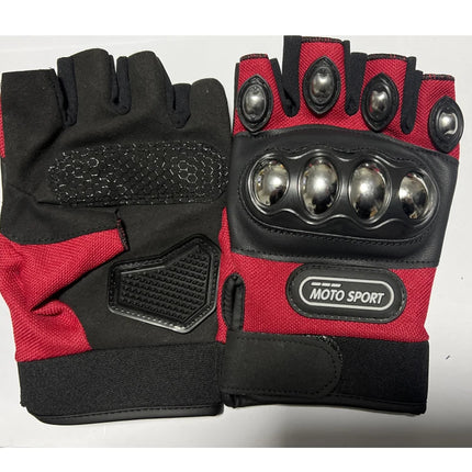 Tactical Gloves Steel Safety Outdoor Cycling Equipment Brass Knuckle Motorcycle Powersports Racing Bicycle Self Defence For Man