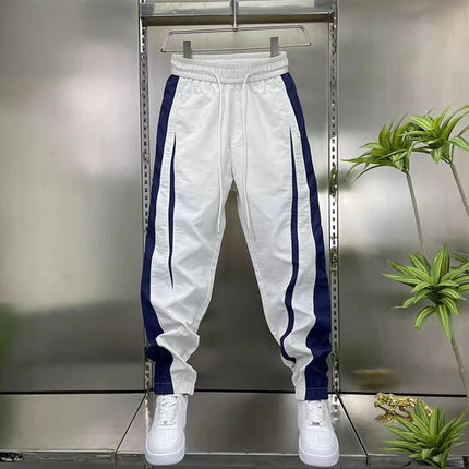 2026 Spring Men's Pants Korean Fashion Men Clothing Sweatpants and Joggers Pants Casual Streetwear Male Trousers Elastic Waist