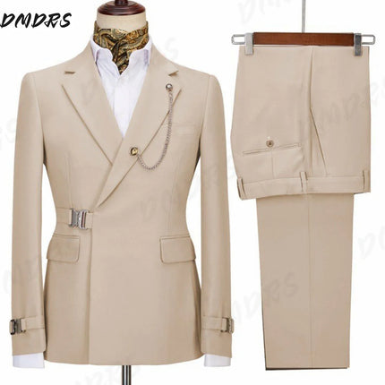 Wedding Suits For Men Elegant Blazers Set 2 Pieces Formal Classic Jackets Pants Full Coats Luxury Business 2026 Costume